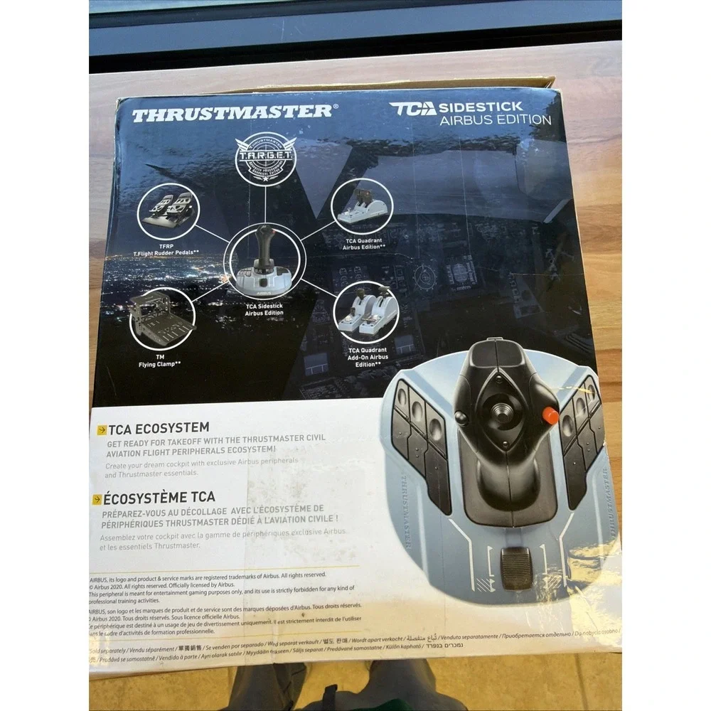 Thrustmaster TCA Sidestick Airbus Edition Flight Stick For PC - Open Box, Tested